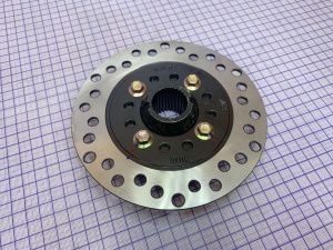 Диск тормозной задний в сборе WELS EVO125 (308004037001/306014006001)
