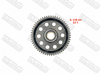 Шестерня обгонной муфты (57T) ZS172FMM-3A (CB250-F) ZS174MN-3 (CBS300) ZS170MM-2 (CB250) (WW1265)
