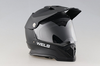 Шлем WELS 819-7, DOT (819-7 С) (Чёрный матовый, XS)