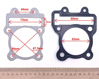 Набор прокладок ЦПГ для двигателя YX1P60FMK 160CC YX160 (W160-2) (WW0030)