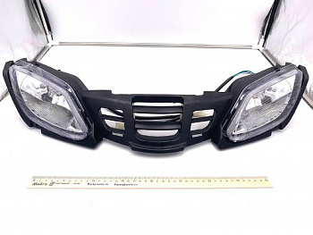 Пластик передних фар в сборе с фарами, ATV200 THUNDER (106264) (WW0235)