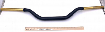 Руль Twin-Wall, двухслойный, переменного сечения 28-22мм, черный (WW0439)