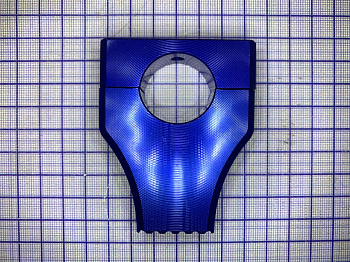 Крепление руля нижнее CNC синее WELS RT (310020016002)